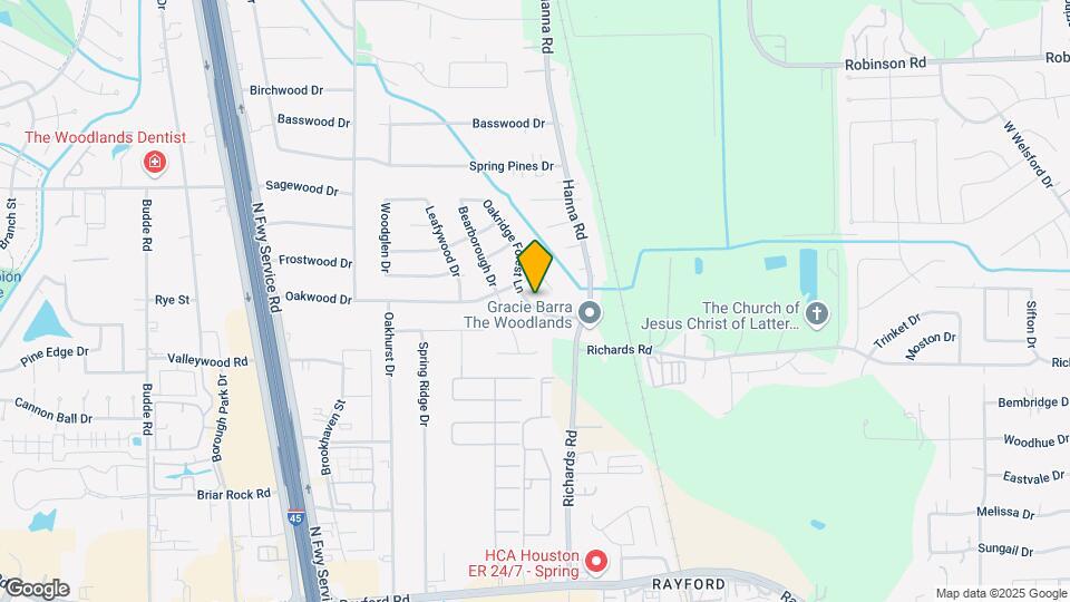 25714 Oakridge Forest Ln Map and Location Details