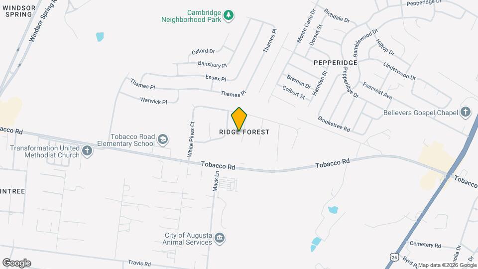 4611 Shadow Moss Ct Map and Location Details