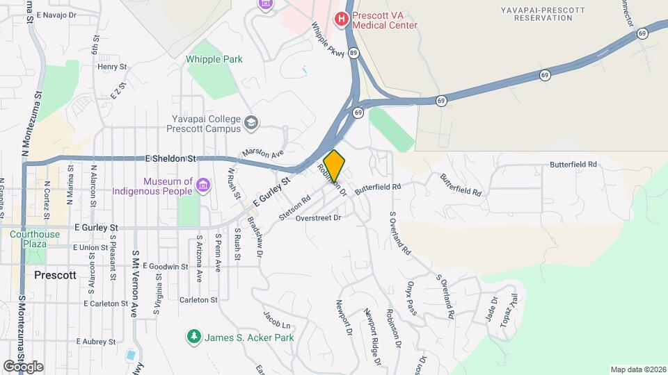 202 Robinson Dr Map and Location Details