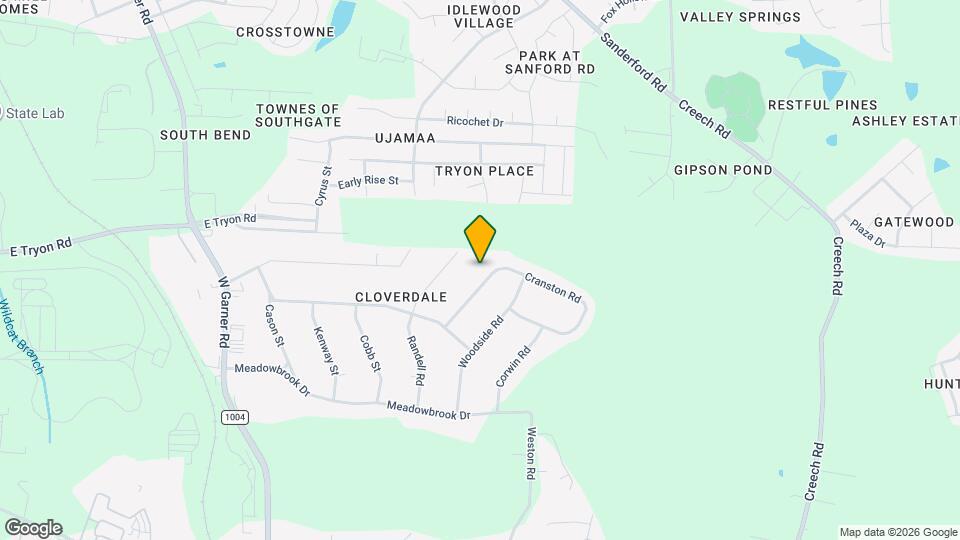 3605 Cranston Rd Map and Location Details