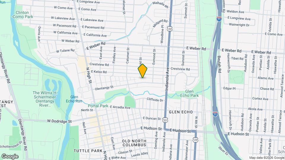 268-270-270 Olentangy St Map and Location Details