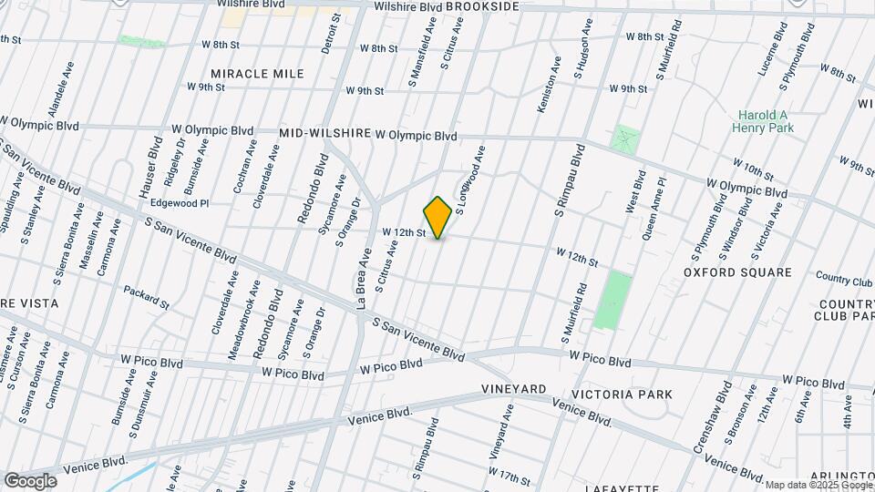 1217 S Longwood Ave Map and Location Details