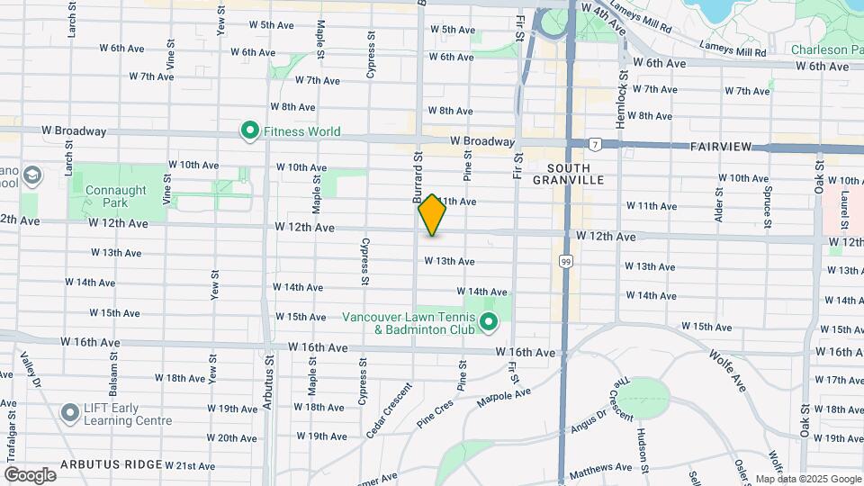 Granville West Map and Location Details