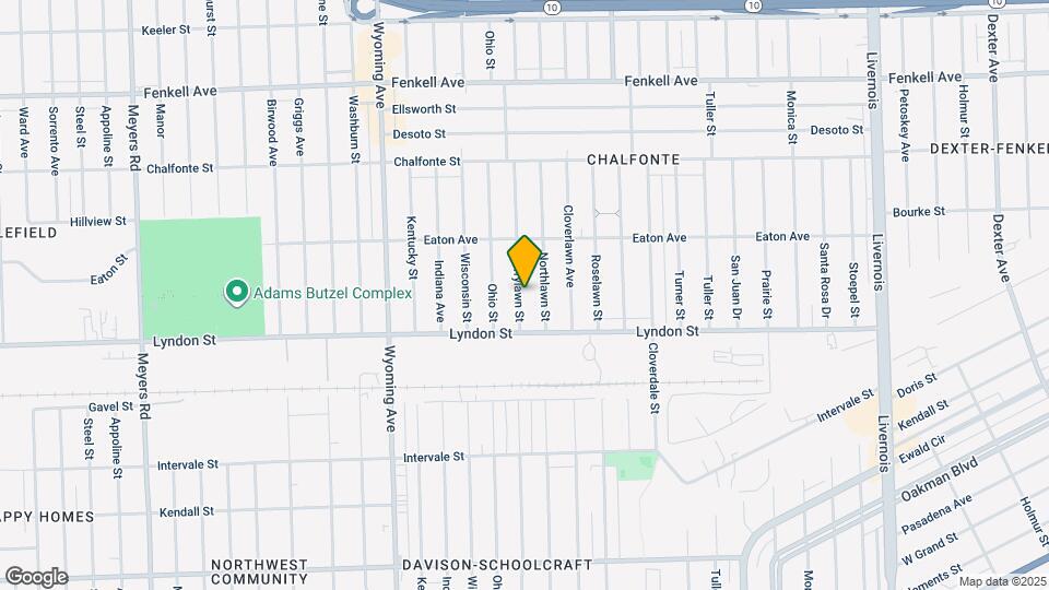 14570 Cherrylawn St Map and Location Details