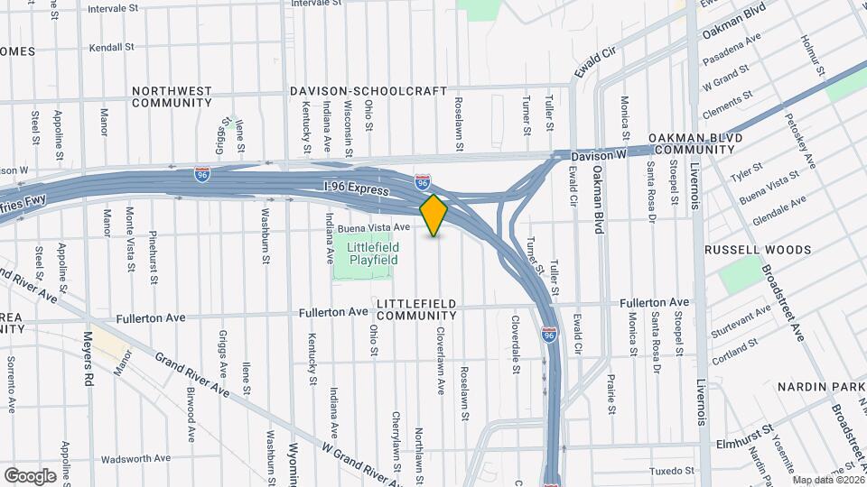 12763 Cloverlawn Ave Mapa y Detalles de la Ubicación