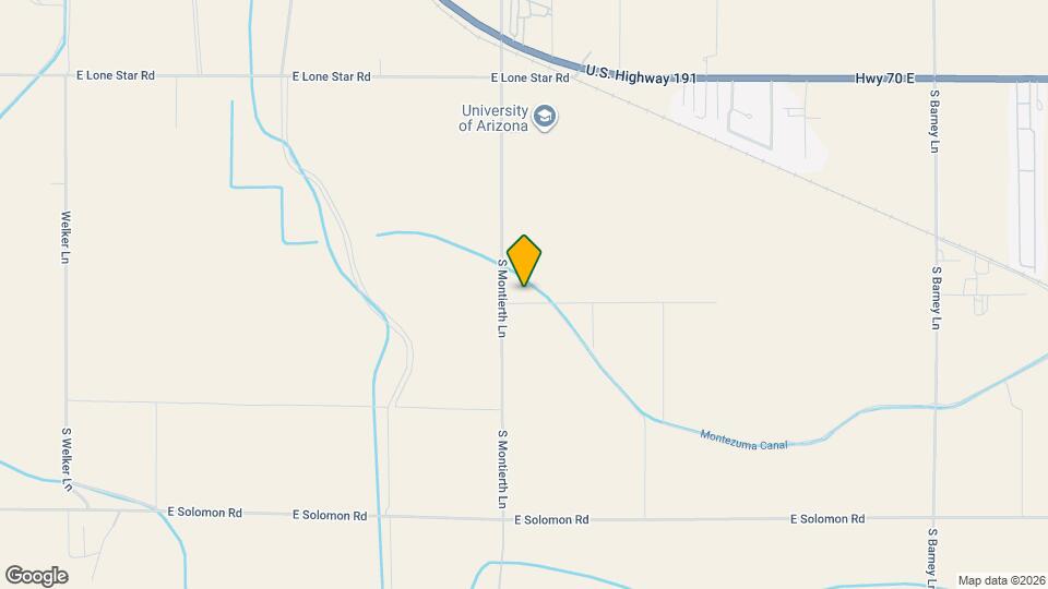 2595 S Montierth Ln Map and Location Details