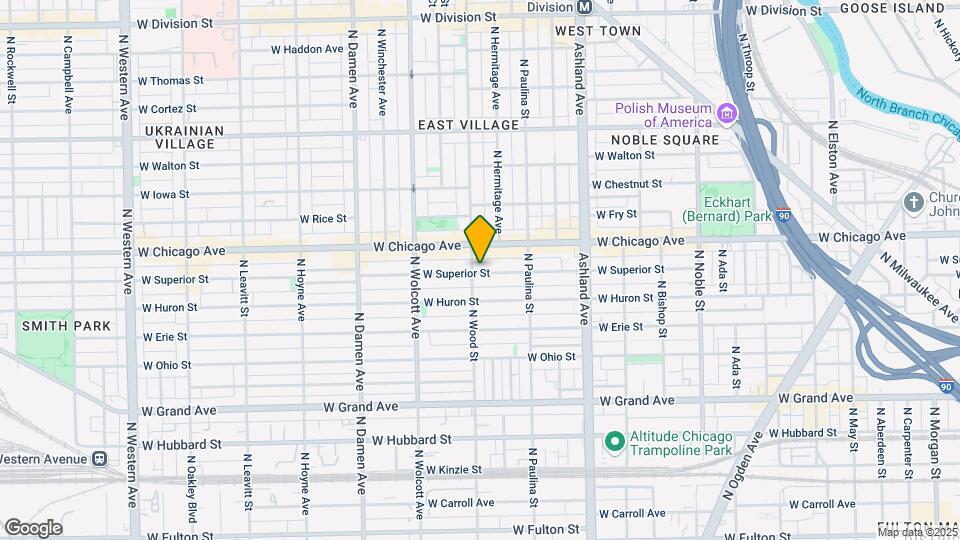 1752 W Superior St, Unit 3 Mapa y Detalles de la Ubicación