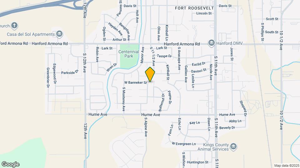 1305 S Carmel Way Map and Location Details