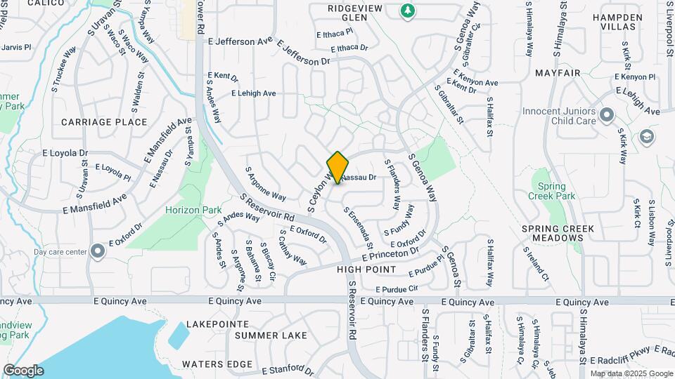 19158 E Nassau Dr Map and Location Details