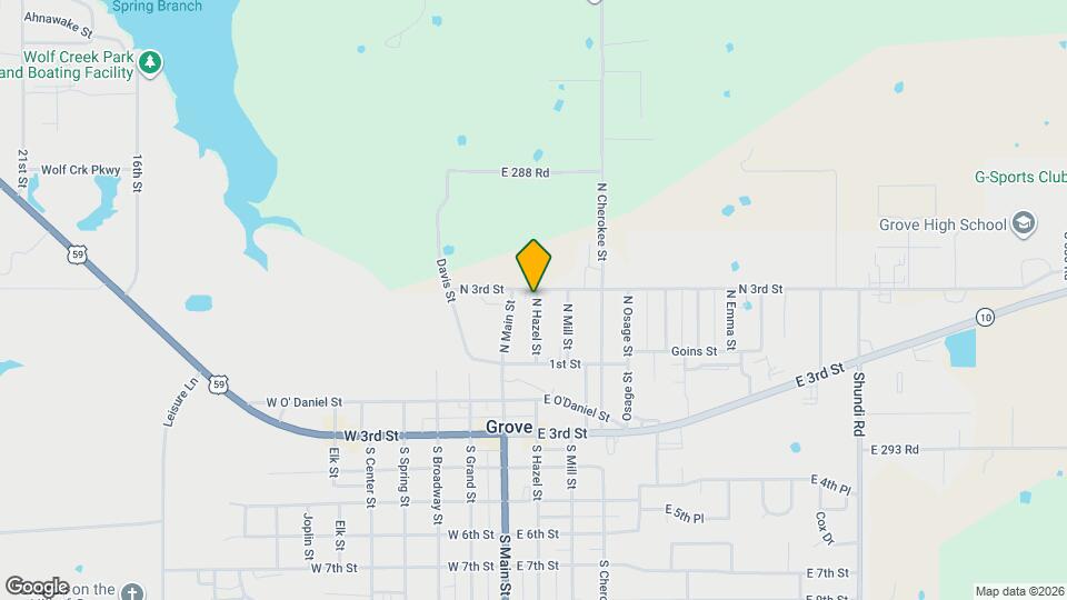 120 N Hazel St Map and Location Details