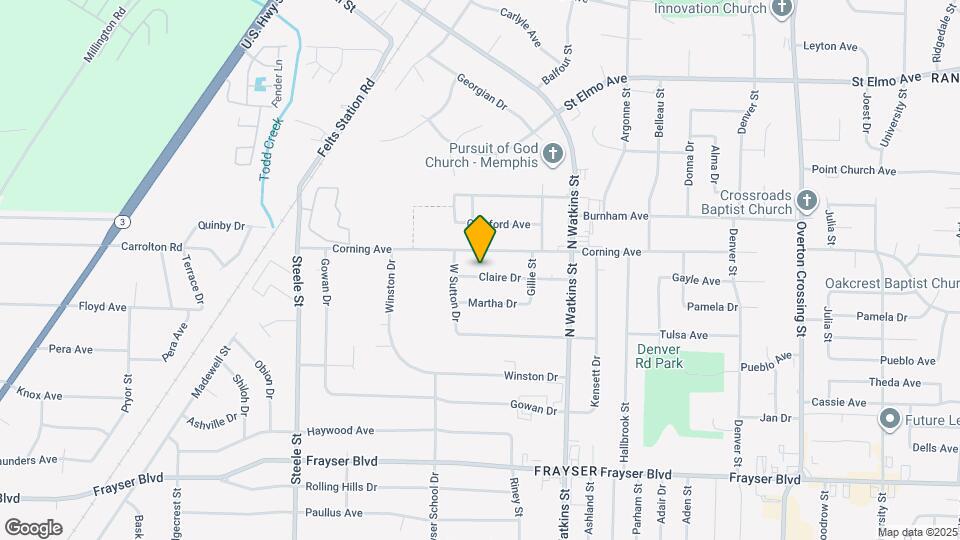 1694 Claire Dr Map and Location Details