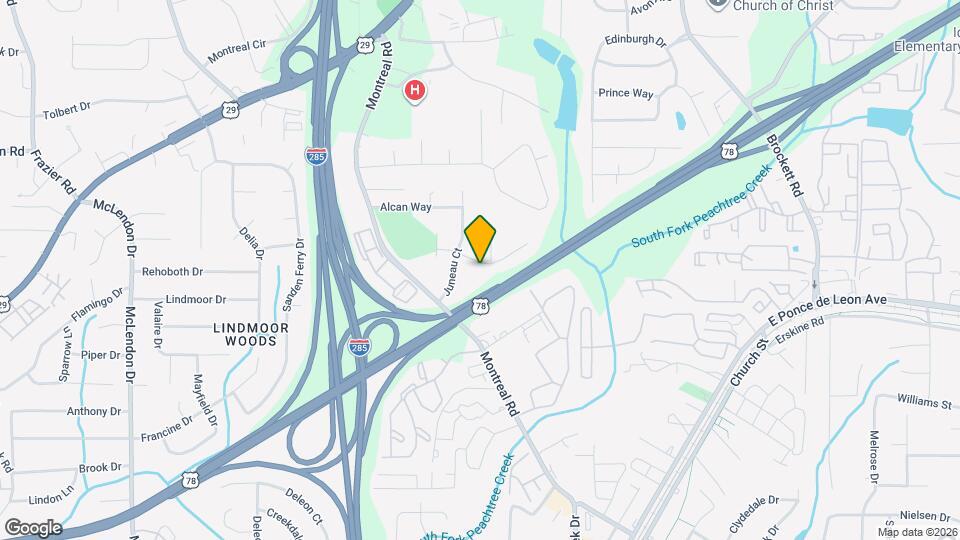 3501 Montreal Way Map and Location Details