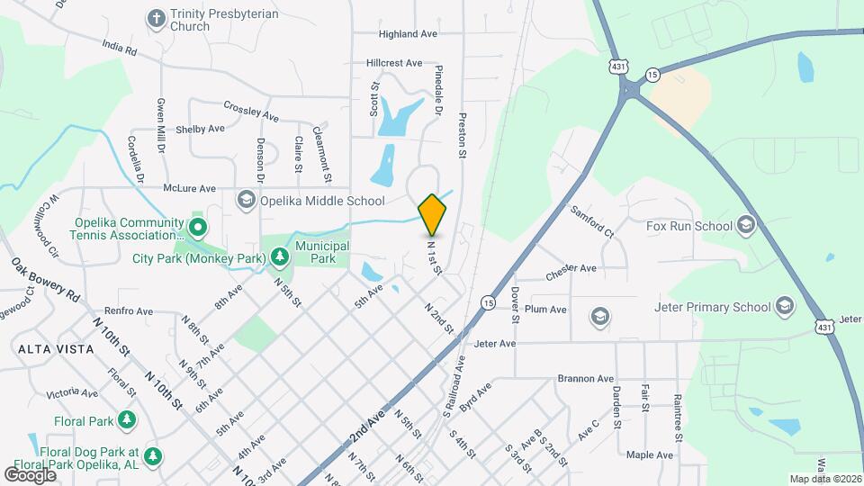 1011 N 1st St Map and Location Details