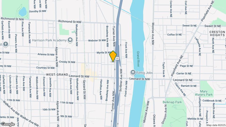 1301 Turner Ave NW Map and Location Details