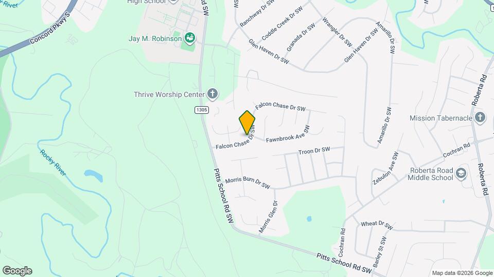 4626 Falcon Chase Dr SW Mapa y Detalles de la Ubicación