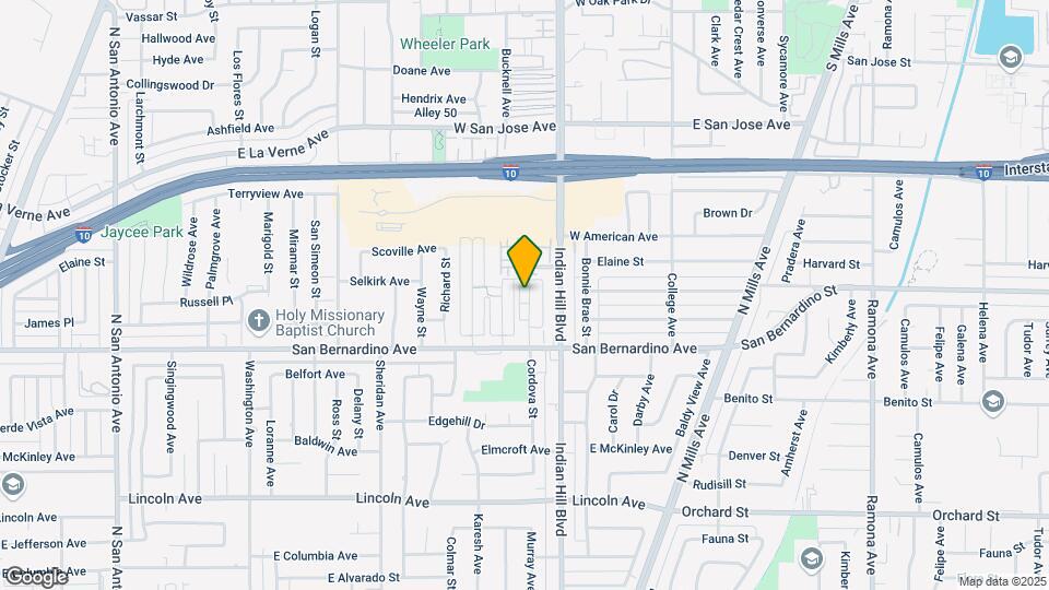 1825 Cordova St Mapa y Detalles de la Ubicación