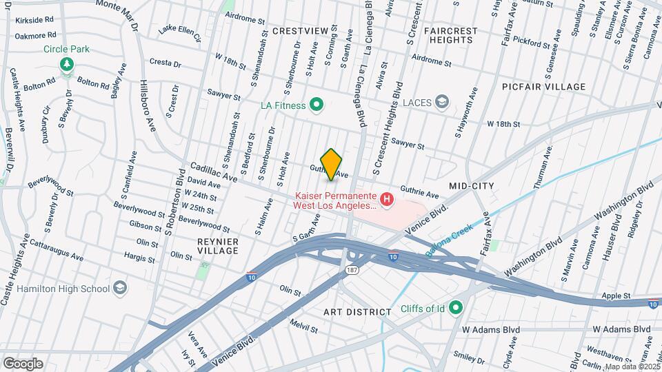 2025 Chariton St Mapa y Detalles de la Ubicación