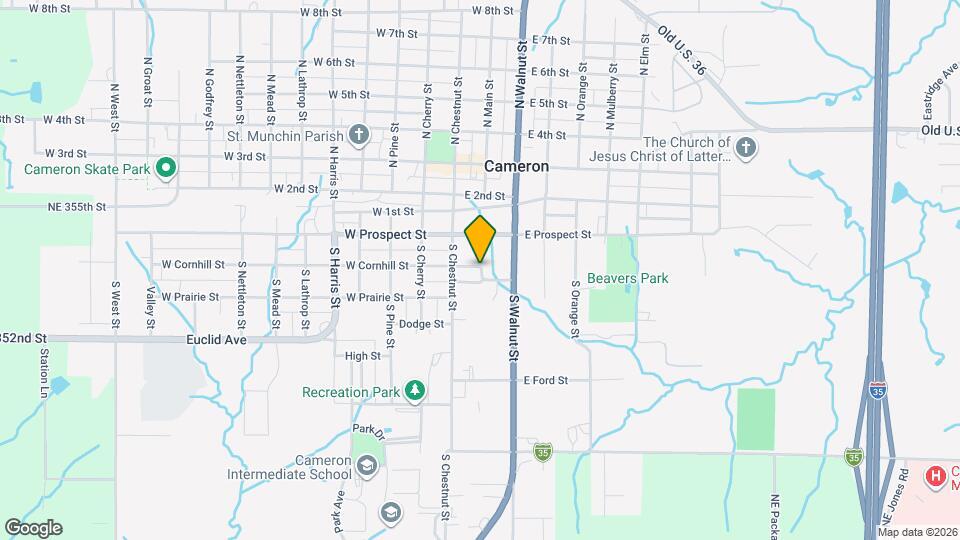 116-118 E Cornhill St Map and Location Details