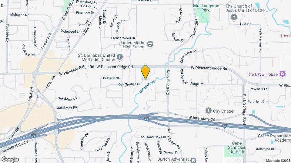 4219 Oak Springs Dr Map and Location Details