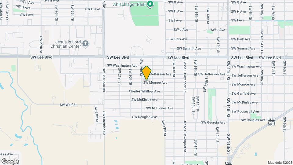 1814 SW Monroe Ave Mapa y Detalles de la Ubicación