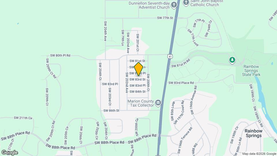 20117 SW 83rd St Map and Location Details