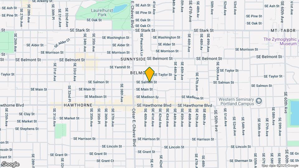 4038 SE Salmon St Map and Location Details