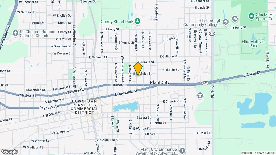 602 N Johnson St Map and Location Details