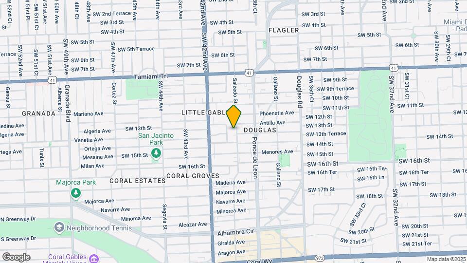 1218 Salzedo St-Unit -9 Map and Location Details