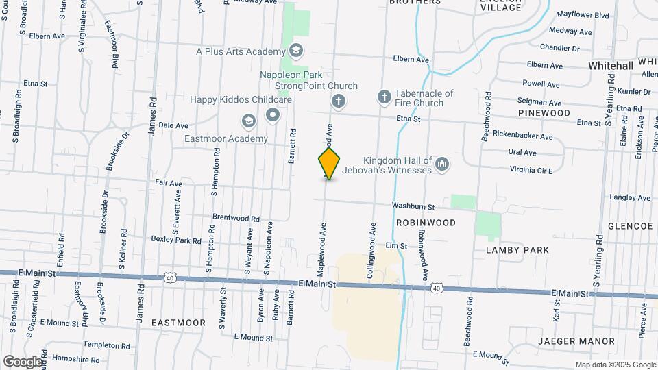 568 Maplewood Ave Map and Location Details