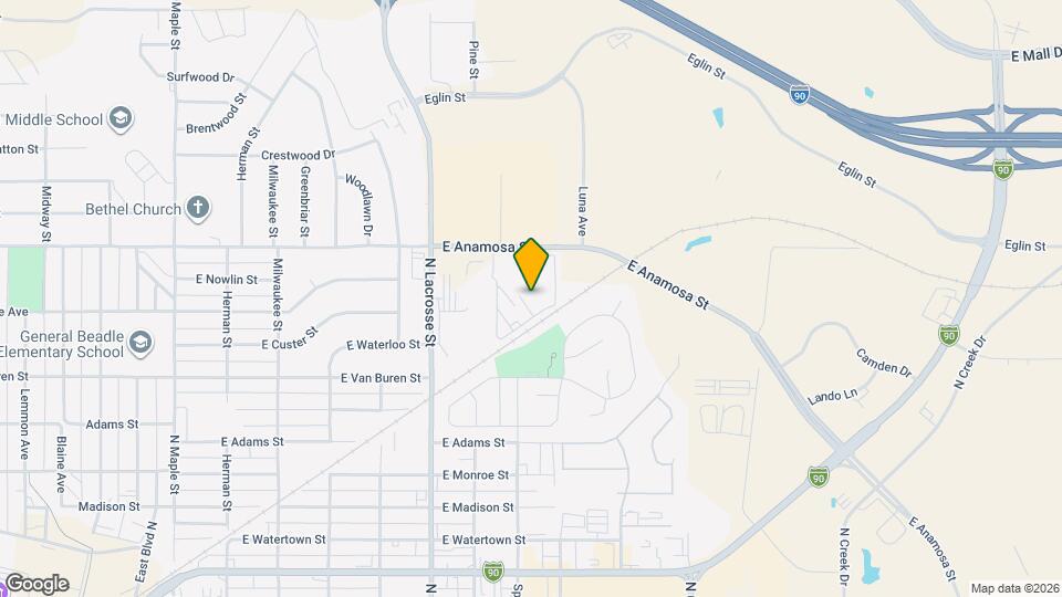 LaCrosse Estates Apartment Homes Map and Location Details