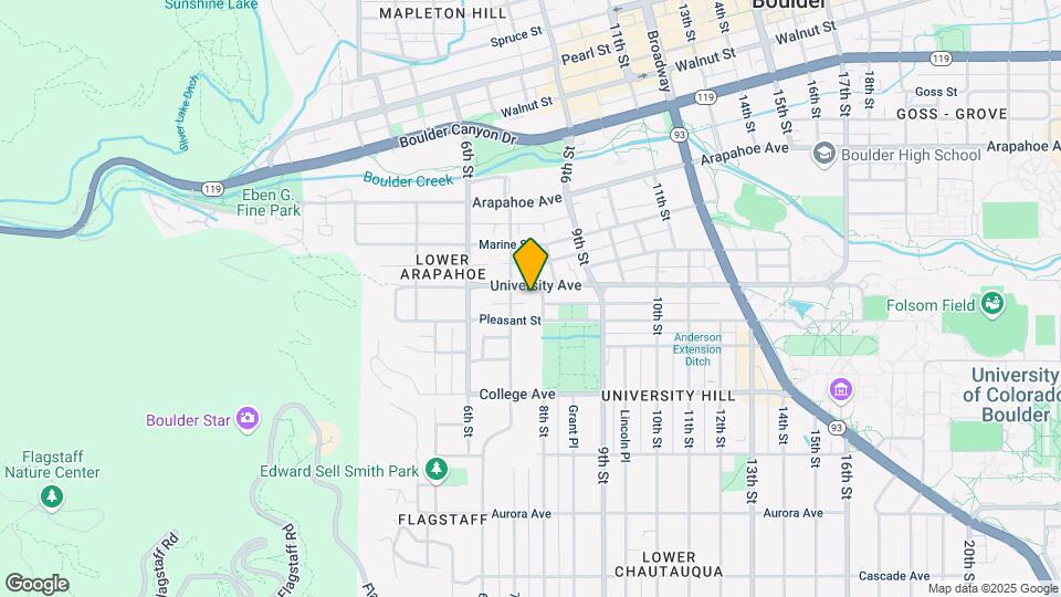 740 University Ave Mapa y Detalles de la Ubicación