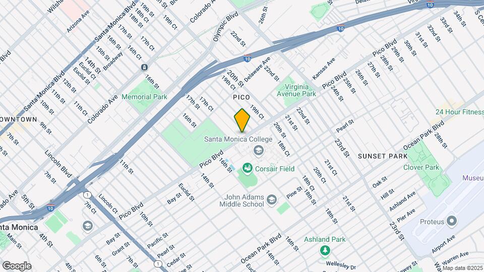 1731 Pico Blvd Map and Location Details
