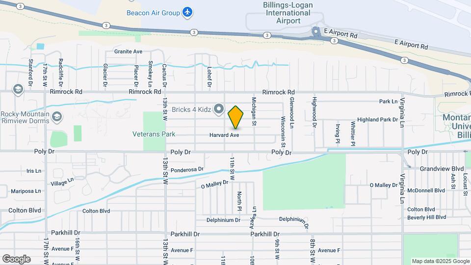 1031 Harvard Ave Map and Location Details