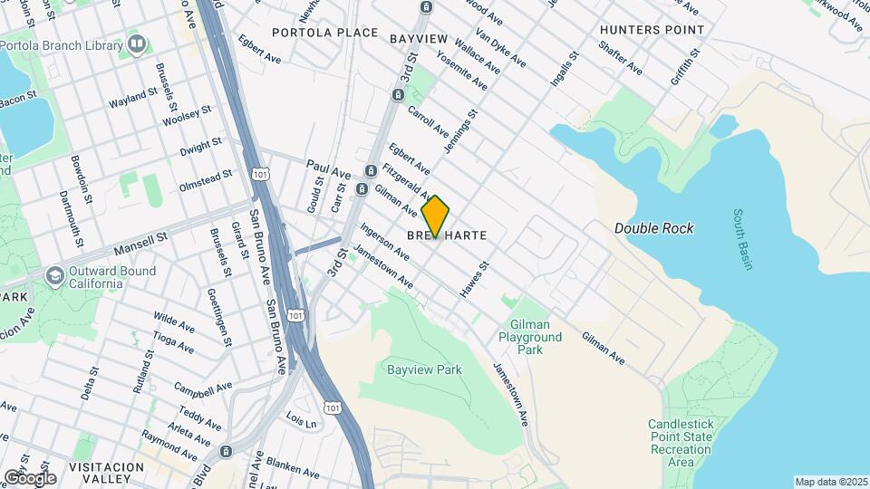 1110 Hollister Ave Map and Location Details