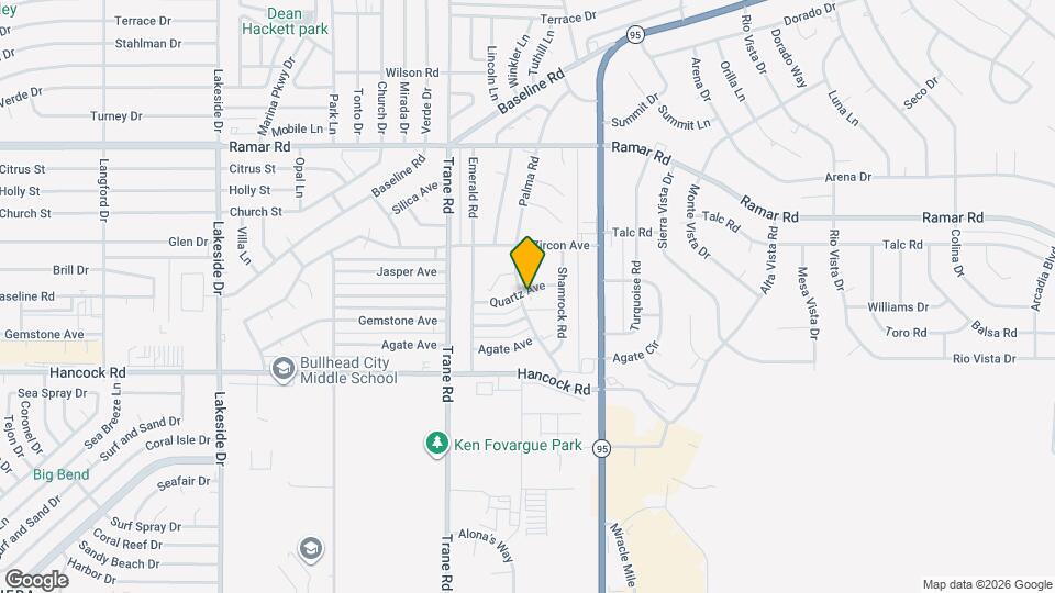 1666 Palma Rd Map and Location Details