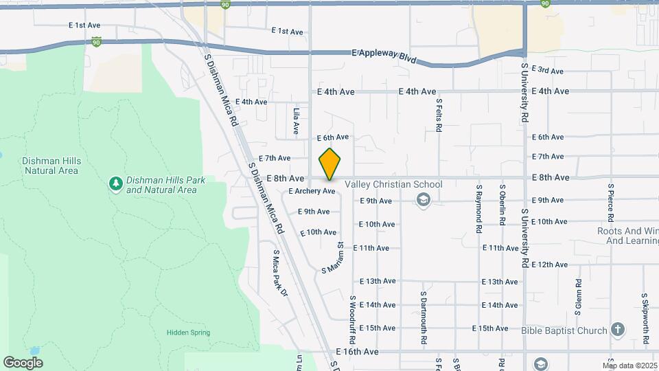 9721 E Archery Ave Map and Location Details
