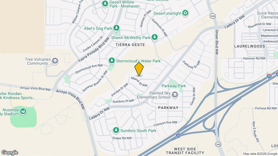 1105 Makian Pl NW Map and Location Details