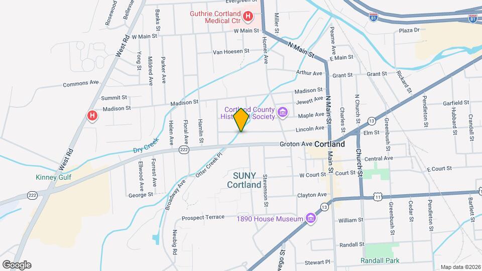 77 Lincoln Ave Map and Location Details