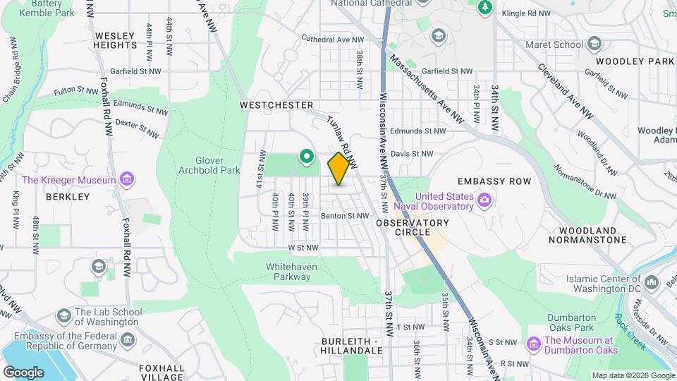3839 Beecher St NW Map and Location Details