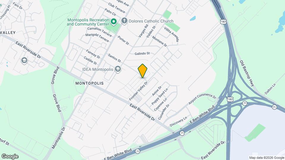 1603 Arcilla St Map and Location Details