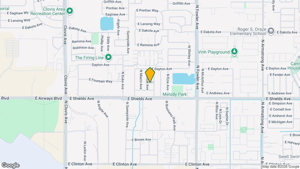 3338 N Purdue Ave Map and Location Details