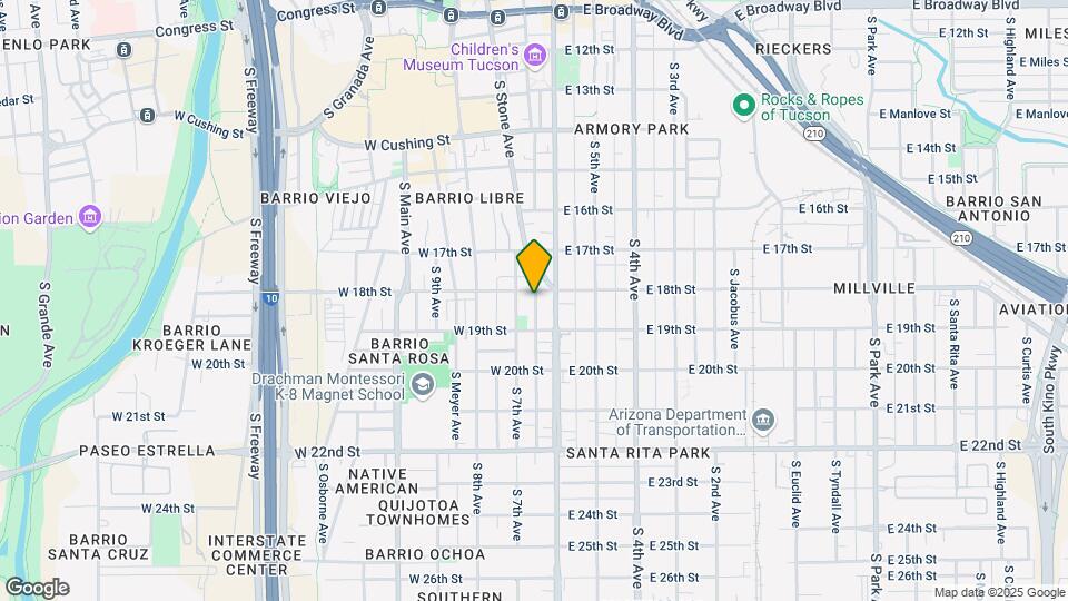 25 W 18th St, Unit 1 Map and Location Details