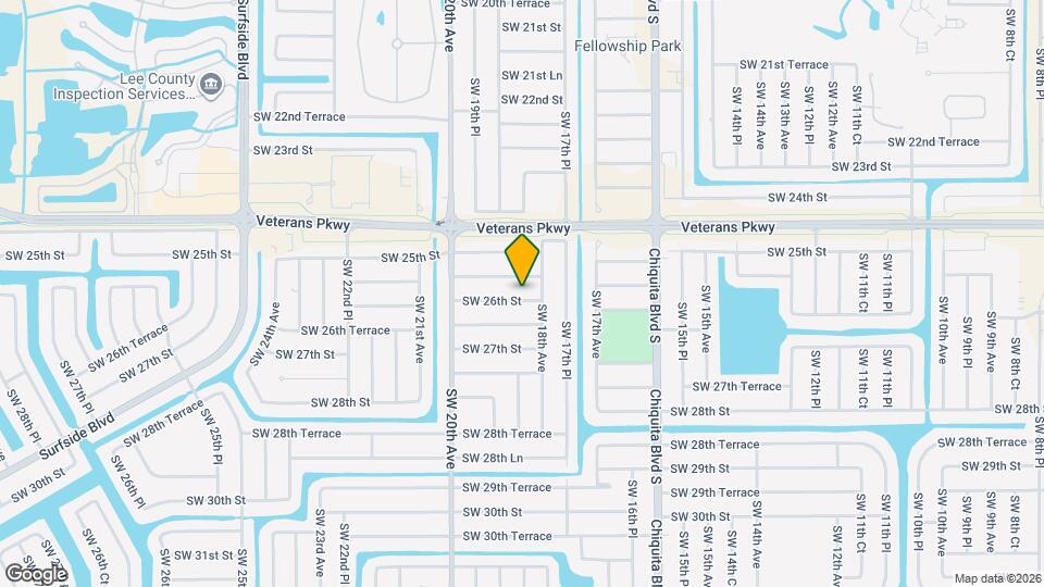 1809 SW 26th St Mapa y Detalles de la Ubicación