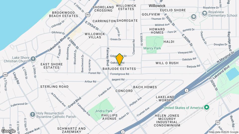 29103 Barjode Rd Map and Location Details