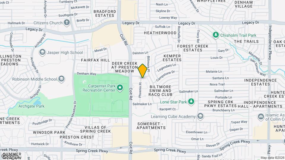 6736 Phoenix Pl Mapa y Detalles de la Ubicación