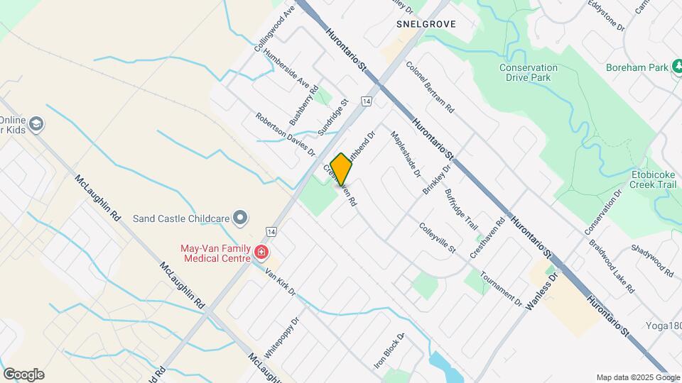 268 Cresthaven Rd Map and Location Details