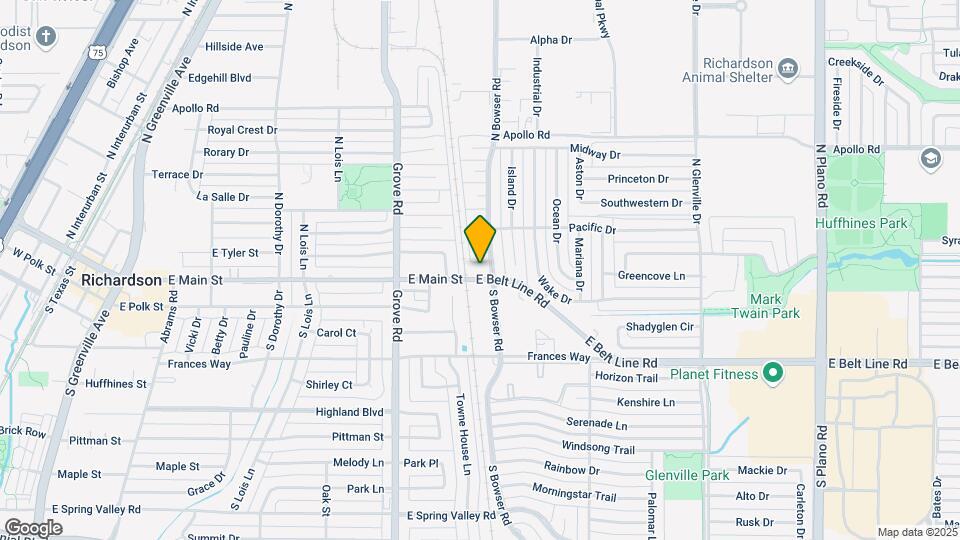 101 N Bowser Rd, Unit 1 Map and Location Details
