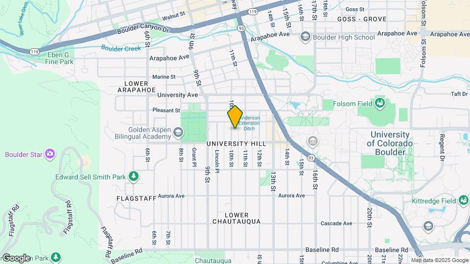 1134 10th St Map and Location Details