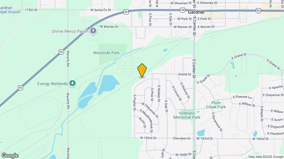 520 S Poplar St Map and Location Details