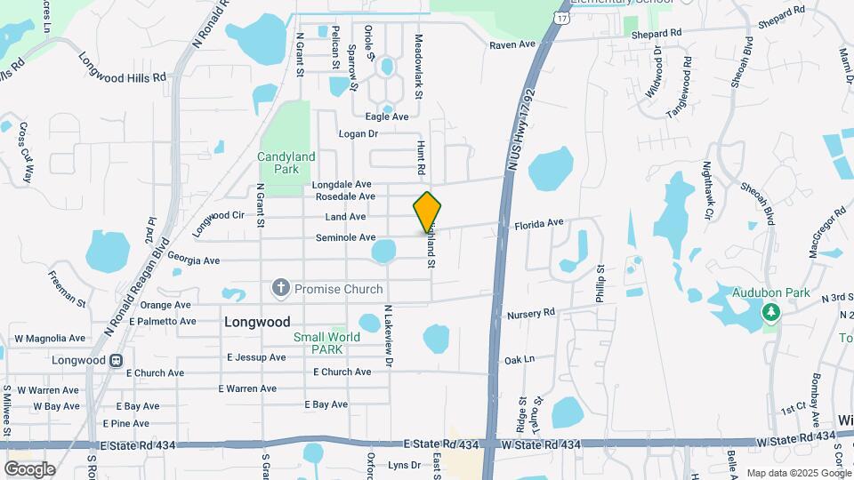 890 Seminole Ave Map and Location Details